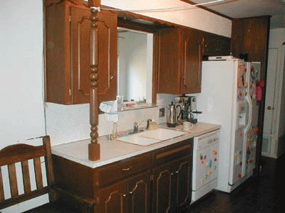 Before- Kitchen Up Close